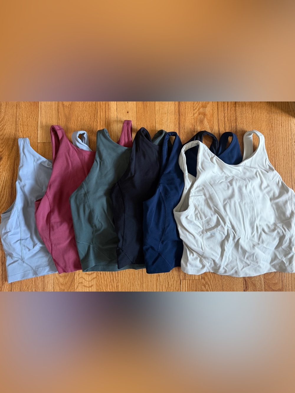 Lot of 6 Lululemon Align High Neck Tanks Size 8